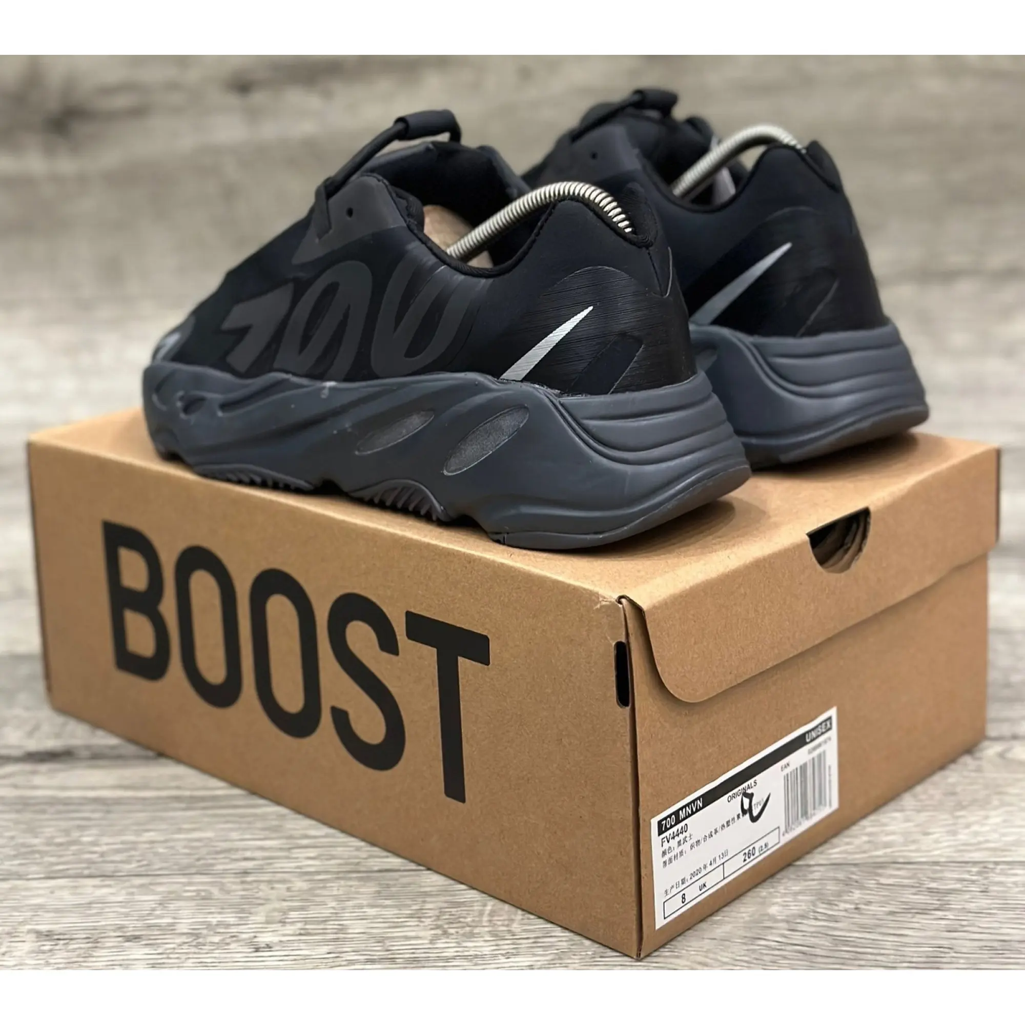 Yeezy 700 v2 triple black sale