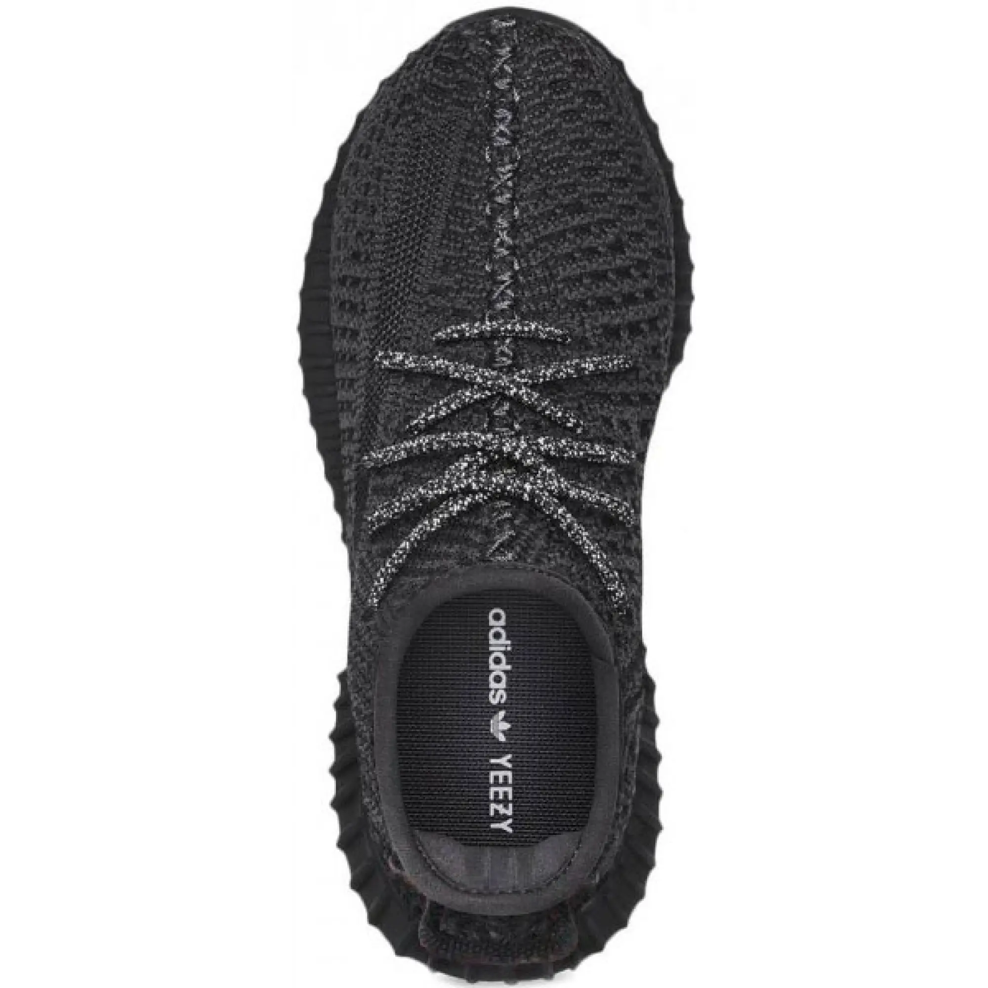Adidas Yeezy Boost 350 V2 Reflective Black Big Size