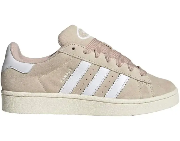 Adidas Женские кроссовки Campus 00s Pink Fusion Cloud White ID7028 купить недоро