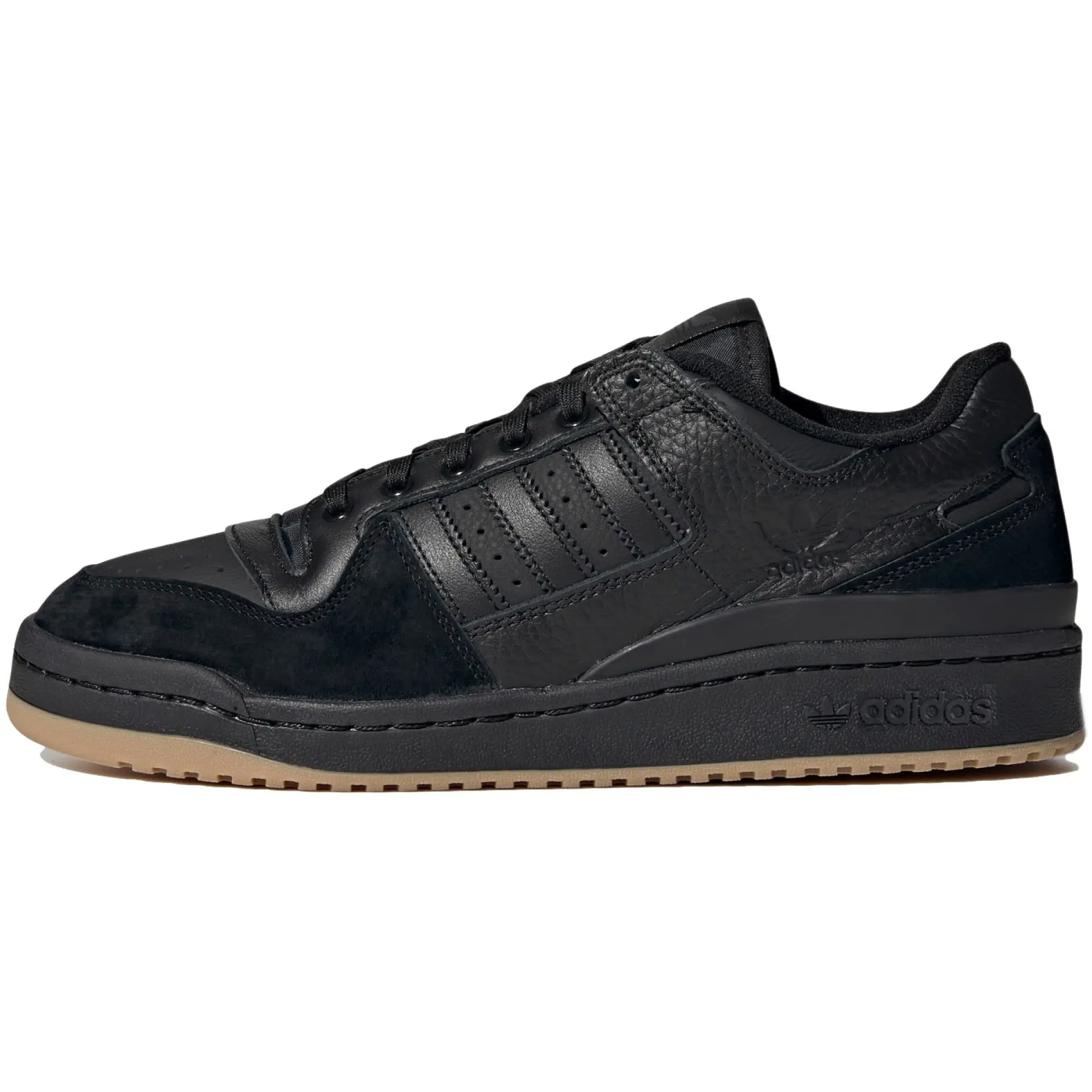 Adidas forum sales low all black