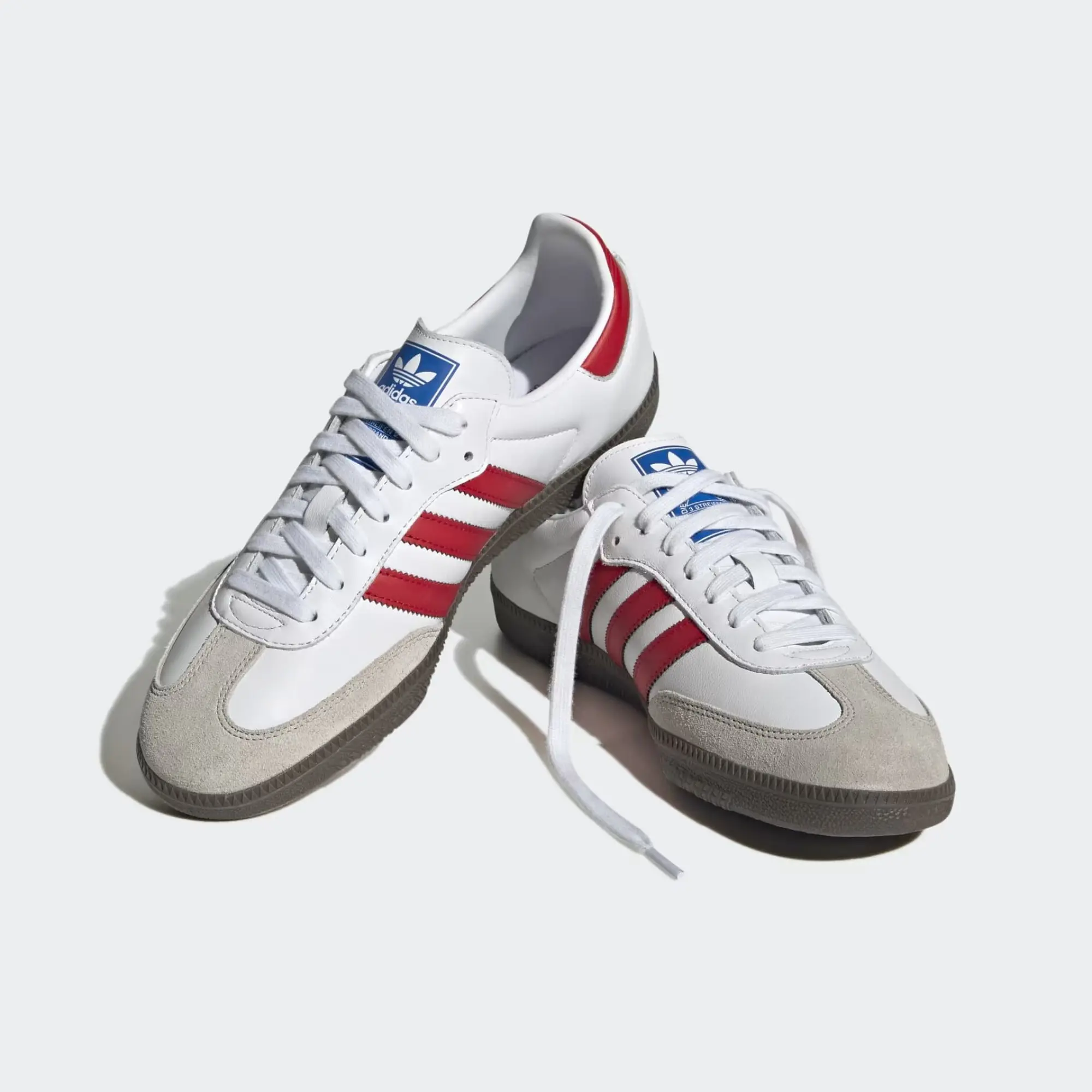 White & red samba og trainers cheap