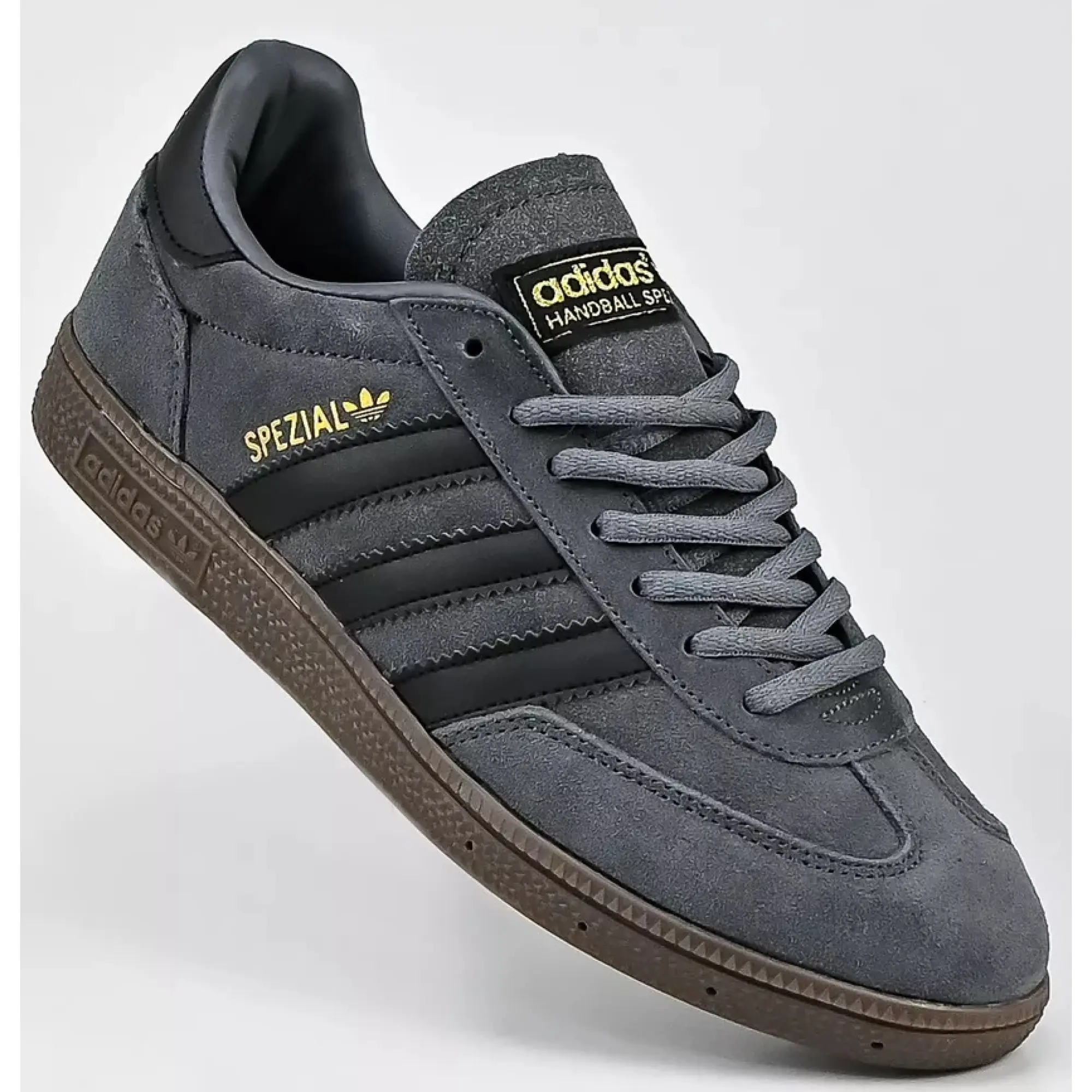 Adidas handball spezial grey and black discount