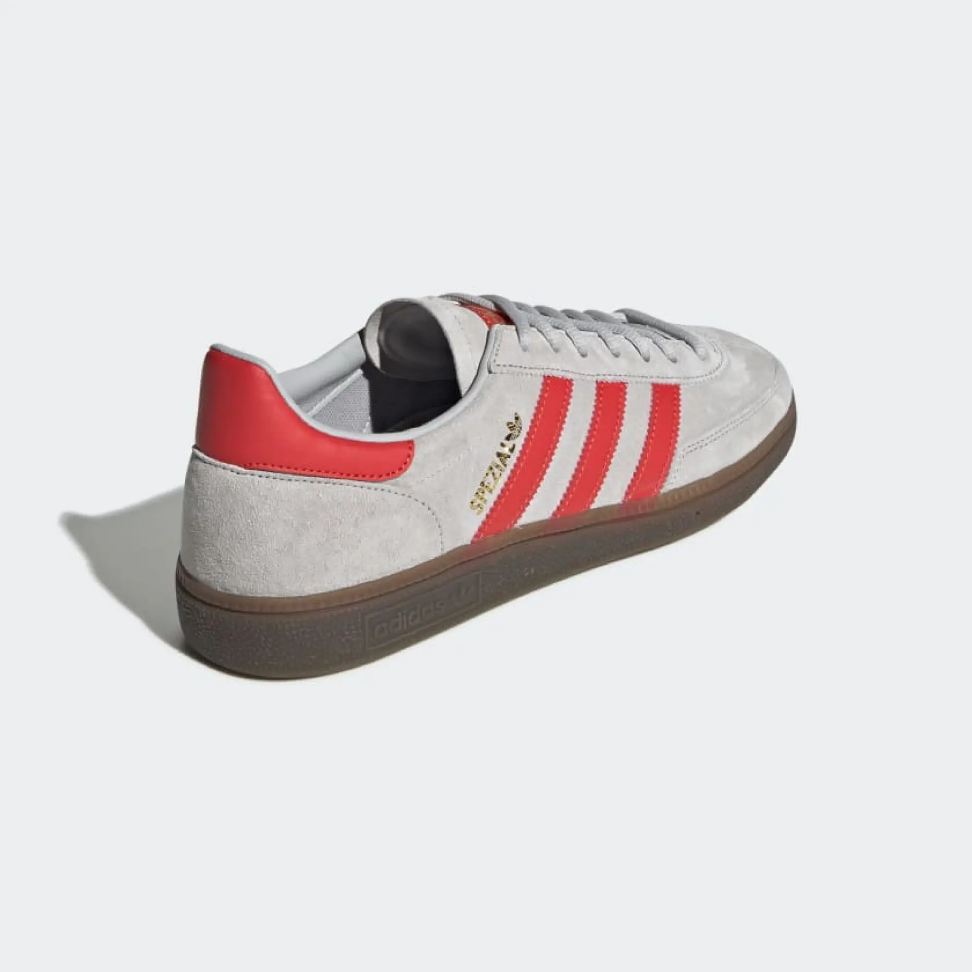 Adidas grey red sales