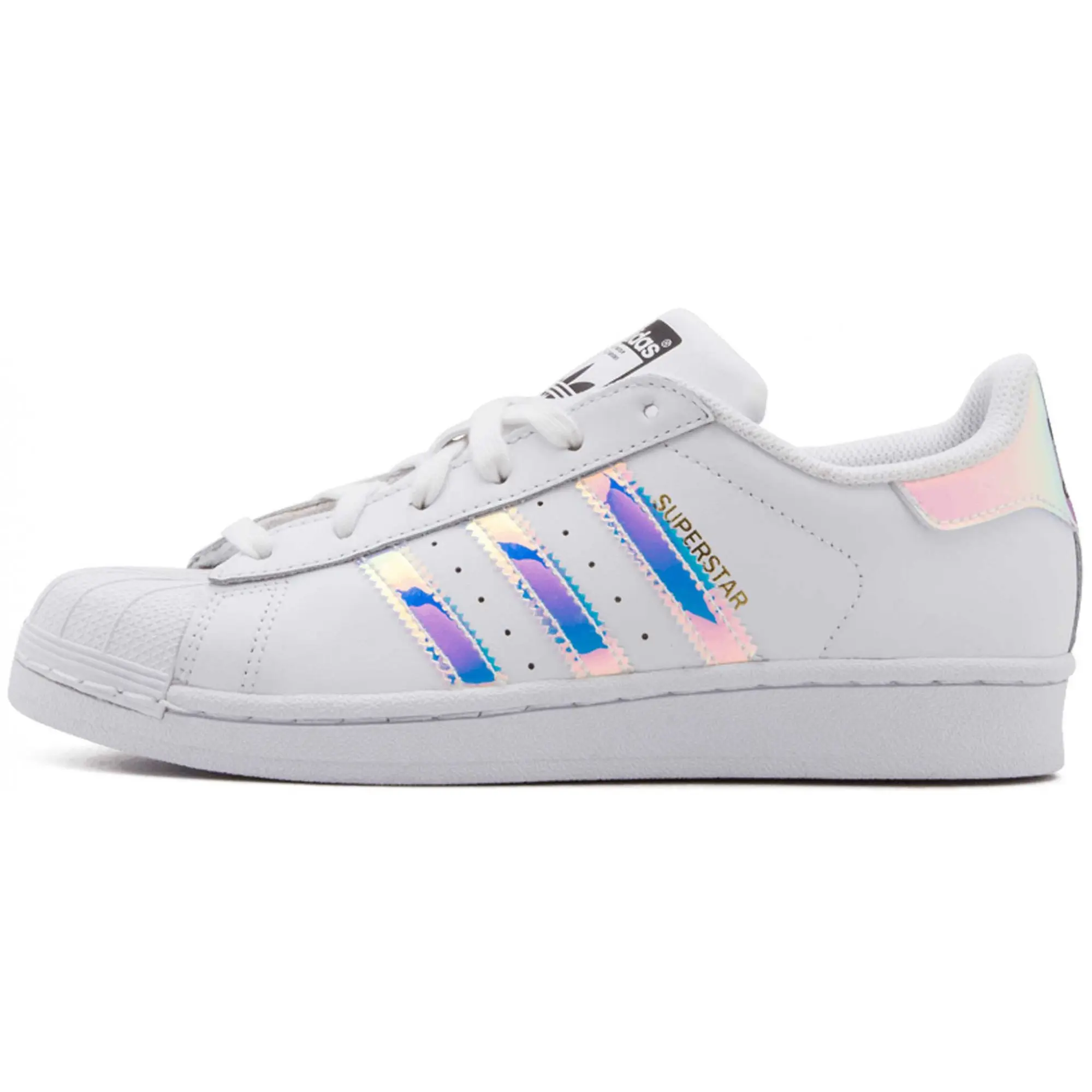 White and holographic adidas online
