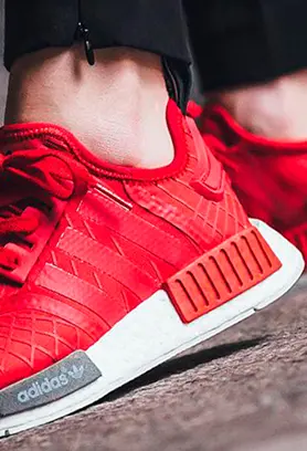 Adidas shoes nmd red on sale