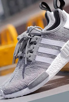 Grey nmd best sale